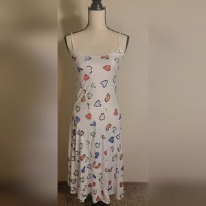 White Dress with Hearts